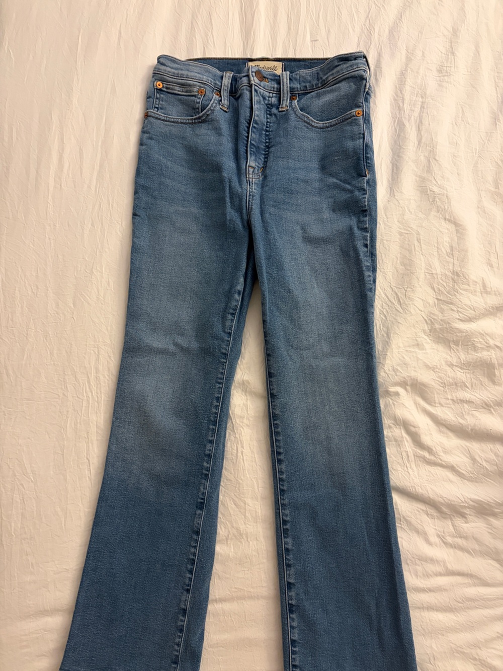 Madewell Women's Medium Blue Bootcut Jeans